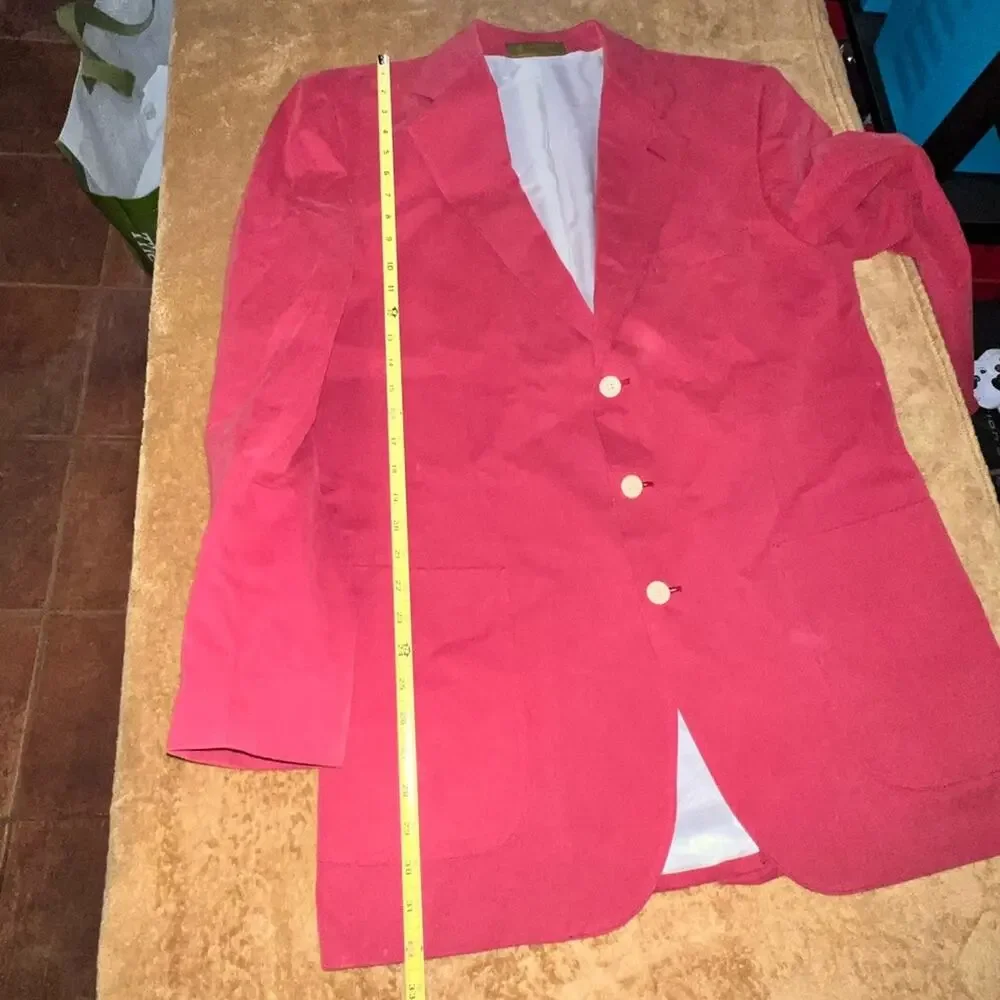 Vintage Nordstrom The Natural Style Blazer Red ish color size 38L